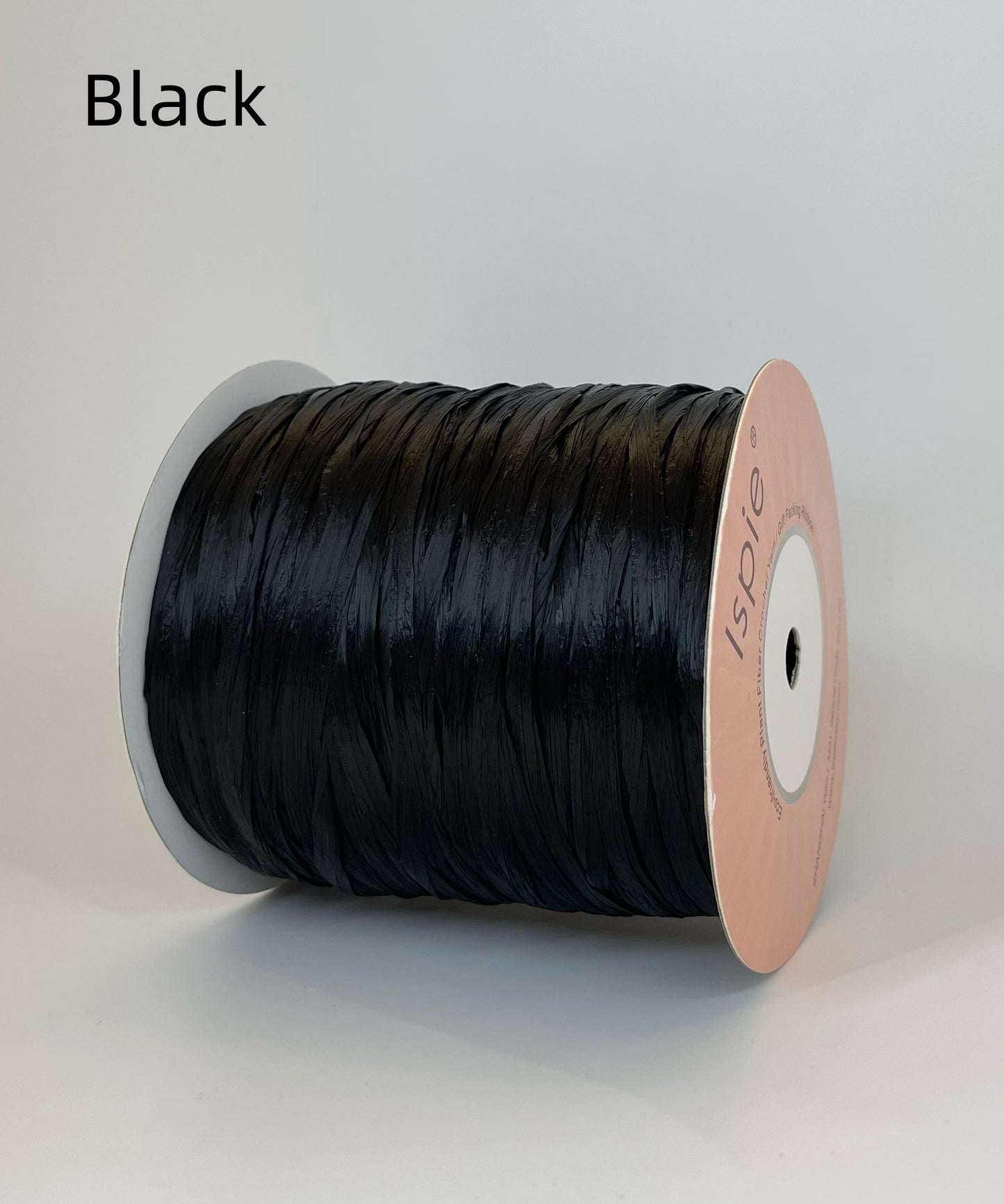 Sensy Premium 274 Yards %100 Paper Raffia Yarn Black